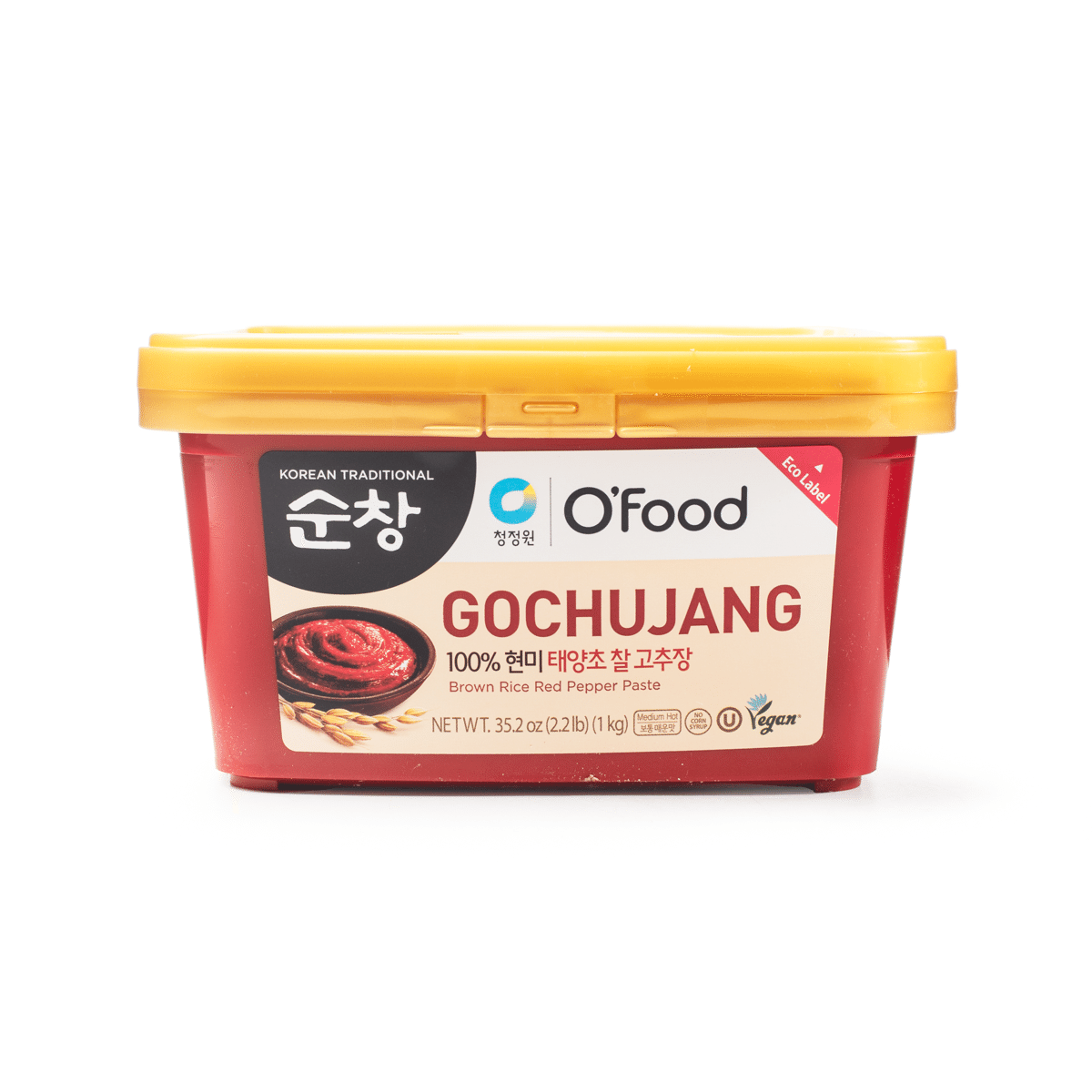 O'Food Gochujang Brown Rice Red Pepper Paste, Medium Hot